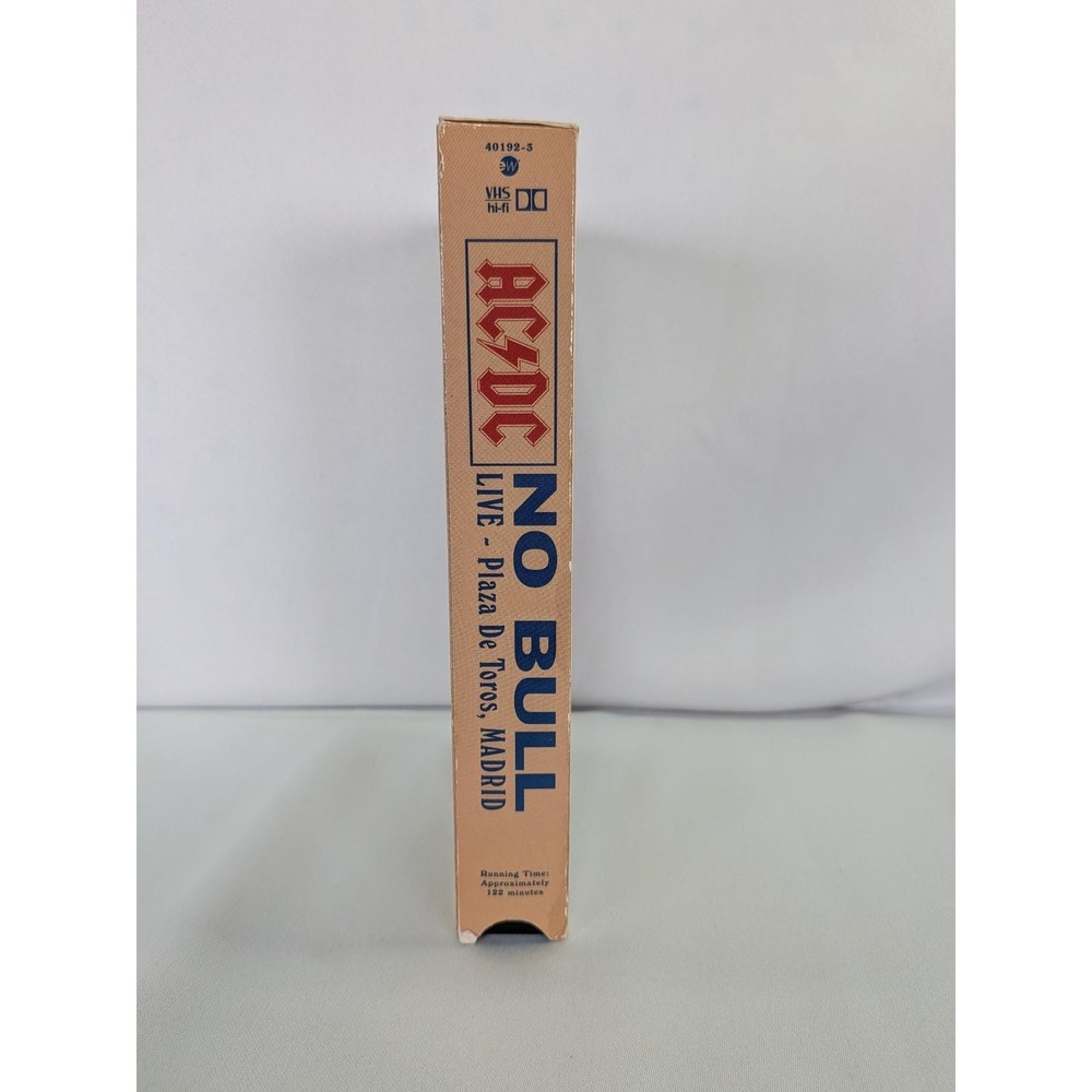 AC/DC  No Bull VHS hi-fi Tape Live‎ Concert Plaza De Toros Madrid 1996 Hard Rock - Picture 2 of 4
